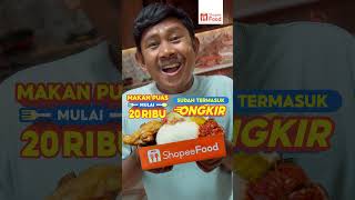 Checkout Murah di ShopeeFood  Makan puas mulai 20RB sudah termasuk ongkir [upl. by Noirod]