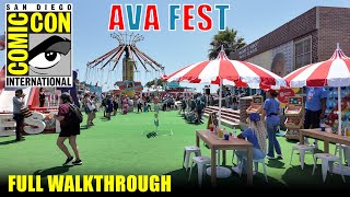 Ava Fest  Abbott Elementary  Full Walkthrought  Walking Tour San Diego Comic Con 2024  Offsite [upl. by Pettit]