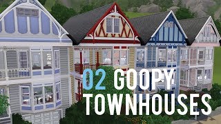 The Sims 3 Speed Build—Goopy Townhouses—Part Two [upl. by Romola]