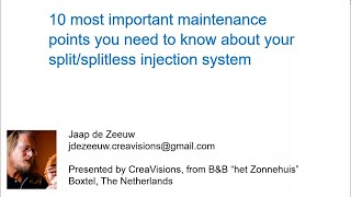 10 Most Important Maintenance Points Your Need to Know about Your SplitSplitless Injection System [upl. by Ziul201]