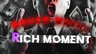 Bruce Wayne –rich moment edit 🤑💰 1000000 the power of money tap ampsee [upl. by Alletse550]