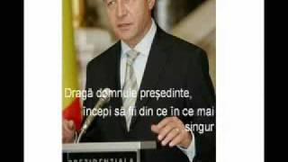 Romania canta imnul de adio marinarului Basescu [upl. by Lesser]