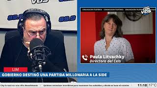 PauLa Litvachky quotCon la reforma de la SIDE Milei no quiere ningún control ni debate políticoquot [upl. by Namyh668]