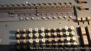 Divide by Zero on the Friden STW10 Mechanical Calculator [upl. by Odnamra799]