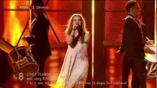 08 Emmelie De Forest  Only Teardrops Dansk Melodi Grand Prix 2013 [upl. by Yevoc]