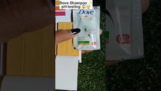 Dove Shampoo pH Test ✨ pass or fail ⁉️haircare ashortaday trending shorts youtubeshorts [upl. by Eirruc]