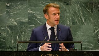 🇫🇷 France Débat général 79e session  Nations Unies  Assemblée générale [upl. by Aslehc615]