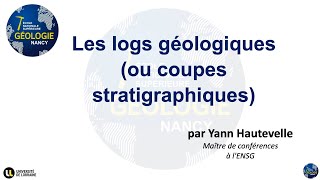 Les logs géologiques ou coupes stratigraphiques [upl. by Giavani]