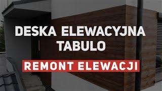 Układanie deski elewacyjnej Tabulo  remont elewacji 5 [upl. by Maida86]