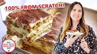 The Ultimate Tiramisu Recipe Made 100 From Scratch [upl. by Sarid]