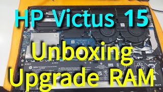 HP Victus 15 AMD Ryzen 5 RTX4050 upgrade RAM Review [upl. by Finer454]