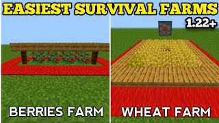 3 MUSTHAVE Starter Farms YOU NEED in Minecraft 121 [upl. by Hoagland930]