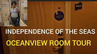 Independence of the Seas 3616 Oceanview Room Tour ENJOY 🤗 ilovecruisingroyal roomtour [upl. by Beghtol]