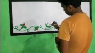 chitrakala  chitra  chitrkla  drawing  painting  how to draw  wall paint art chitrakala [upl. by Egni]