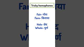 English Homophones  Learn similar sounding words with different meaning aptstudynow english [upl. by Gerdy]