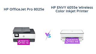 HP OfficeJet Pro 8025e vs HP ENVY 6055e Which Printer is Best for You [upl. by Erland884]