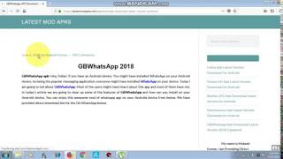 How To Download GB Whatsapp for android by PC [upl. by Kahaleel]