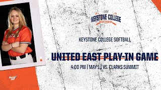 Softball vs Clarks Summit  United East PlayIn Game  May 1 2024  KC Giants Full Game [upl. by Jacinda780]