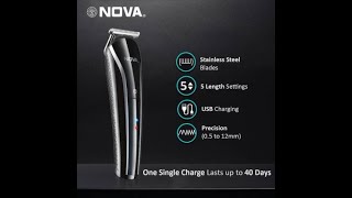 NOVA  NHT 1073 Hair Trimmer  Self troubleshooting [upl. by Celesta]