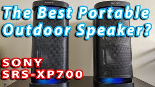 Review SONY SRSXP700 Bluetooth Portable Wireless Speaker System [upl. by Learsi]