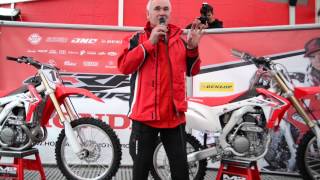 Honda reveals 2014 CRF250R  explains new specification [upl. by Tiffi368]