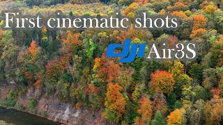 DJI Air 3S first cinematic shots  autumn in Kochertal Germany [upl. by Nnylcaj]