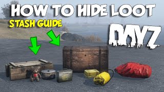 How to Make a STASH in DayZ PC XBOX PS5 [upl. by Joh]