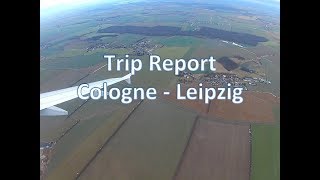 Trip Report Cologne CGN to Leipzig LEJ on Board Eurowings [upl. by Reinke675]