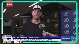 Tampa Warrior Hockey Academy holds event for veterans active military first responders to enhance [upl. by Pasahow139]