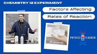 Grade 12 Chemistry Lab  Rates of Reactions [upl. by Court]