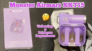 Monster Airmars XKT15Unboxing y primeras impresiones [upl. by Josee838]