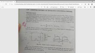 Chopper fed DC Separately Excited Motor [upl. by Ynnavoeg]