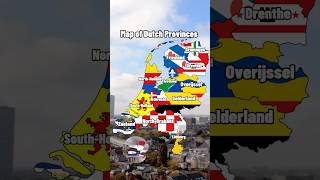 Map Of Dutch Provinces europe geography history netherlands provinces fyp foryoupage [upl. by Geiss]