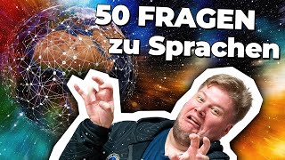 We are the NATIVE SPEAKERS  50 Fragen zu Sprachen [upl. by Nirahs]