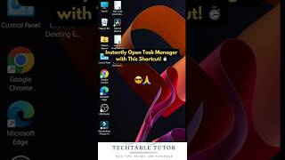 Windows Super Shortcut to Open Task Manager‼️ ⏱️ windowstutorials windows pc computer [upl. by Aldarcy]