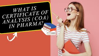 What is the Certificate of AnalysisCoAin pharma pharma pharmaknowlege pharmaindustry [upl. by Aharon961]