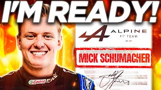 Mick Schumachers HUGE COMEBACK with Alpine Just Got LEAKED [upl. by Eiresed]