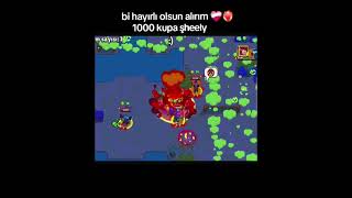 30 rank sheely 1000 kupa yaptım hayırlı olsun alırım keşfet brawlstars 30rank shorts keşfettt [upl. by Elinad]