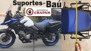 Suportes de Baú CHAPAM  VStrom 650 XT 2024 [upl. by Carlick]