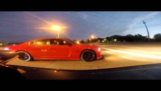 2014 SRT Charger Vs 2015 Mustang 50 [upl. by Ellerrad772]