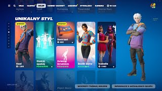 SKLEP FORTNITE 7042024 NOWY SKIN HAEL IKONOWE EMOTKI CUKS ISABELLE OCIEKAJ SMAKIEM MIRAŻ [upl. by Dur]