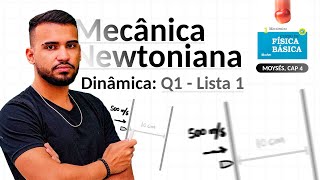 MECÂNICA NEWTONIANA Dinâmica Questão 1  Lista 1 [upl. by Oidualc503]