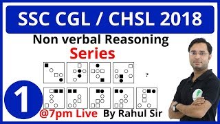 SSC CGL  CHSL Non verbal Reasoning Lecture1 By RAHUL SIR Series [upl. by Palmer624]