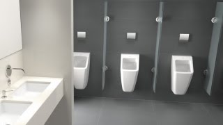 Villeroy amp Boch  Architectura Urinal AnimationDE [upl. by Dilisio]