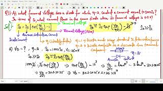 Diode Numerical 14  Microelectronics Circuits [upl. by Mulcahy260]