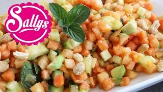 erfrischender PapayaMinzSalat  Sallys Welt [upl. by Pearl]