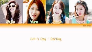 Girls Day 걸스데이  Darling 달링 Lyrics HanRomEngColor Coded TBS [upl. by Ennaid402]