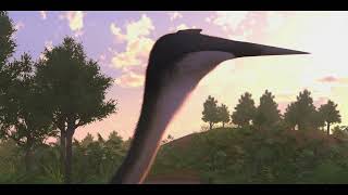 Flying with Pterosaurs Quetzalcoatlus [upl. by Celinka415]