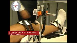 New Knee Arthrometer  GNRB  ACL assessment Automated anterior drawer test [upl. by Meredi270]