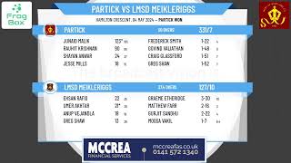 Partick v LMSD Meikleriggs [upl. by Arada]